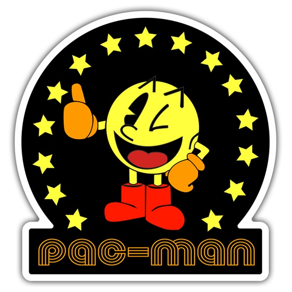 Pegatinas: Pac-Man Star