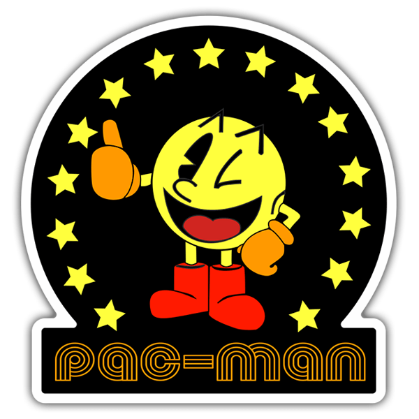 Pegatinas: Pac-Man Star 0