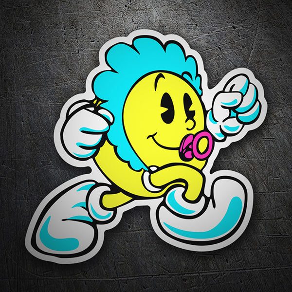Pegatinas: Baby Pac-Man