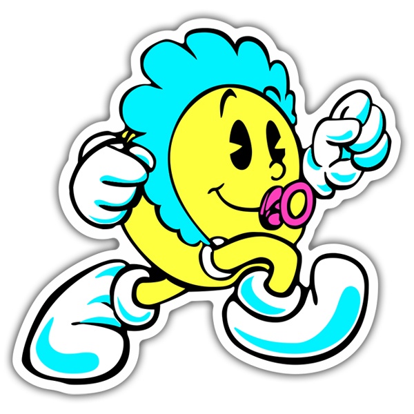 Pegatinas: Baby Pac-Man