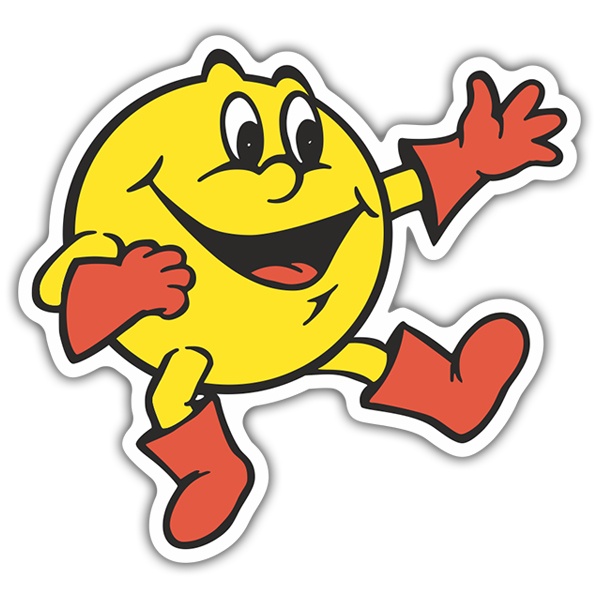 Pegatinas: Pac-Man Baila