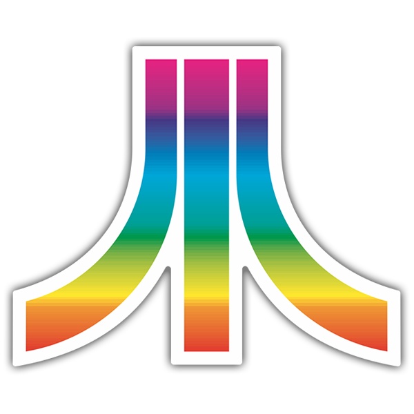 Pegatinas: Atari Multicolor