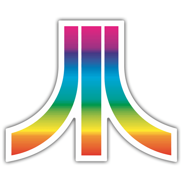 Pegatinas: Atari Multicolor 0