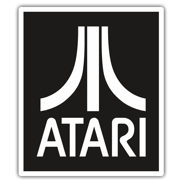 Pegatinas: Atari Negativo