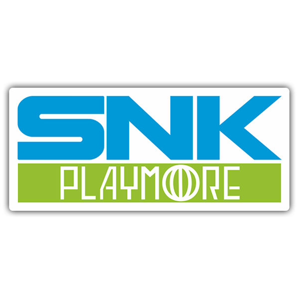 Pegatinas: SNK Playmore en Texto Grande y Circular