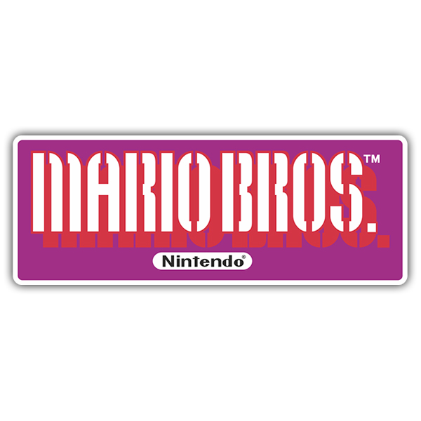 Pegatinas: Super Mario Bros Nintendo