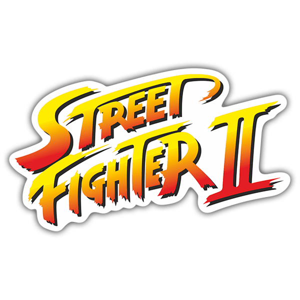 Pegatinas: Street Fighter II Logo 0