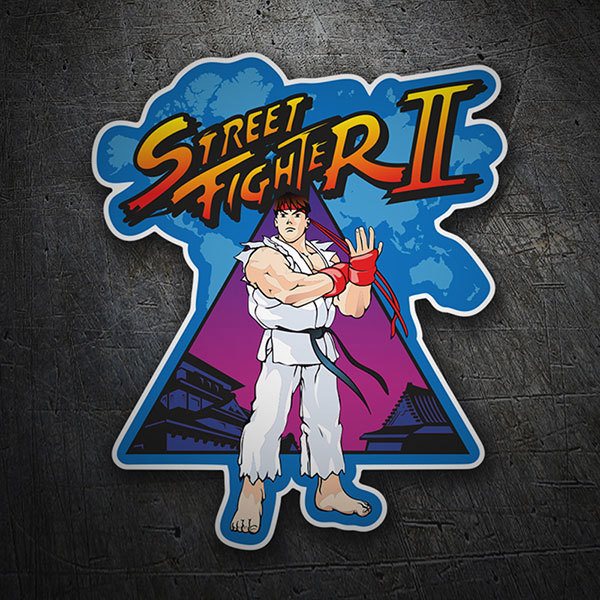 Pegatinas: Ryu (Street Fighter II)