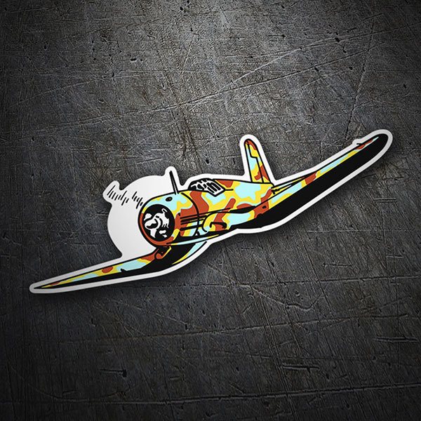 Pegatinas: Atari Time Pilot con Avi&oacute;n en Vuelo