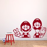 Vinilos Infantiles: Mario y Luigi 3