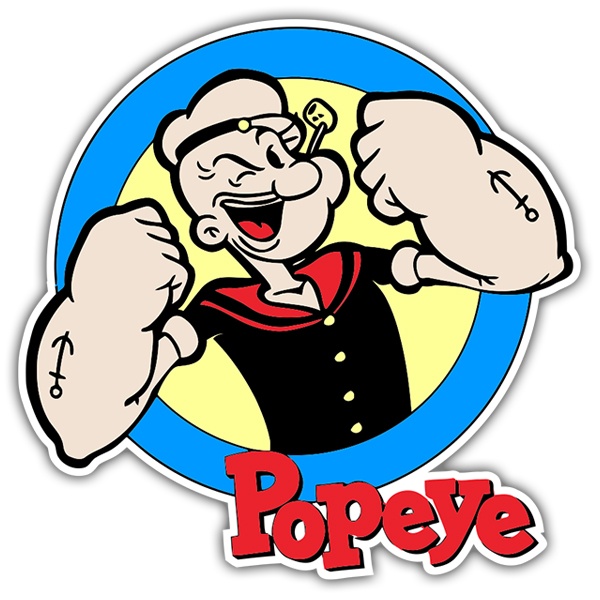 Pegatinas: Popeye el marino