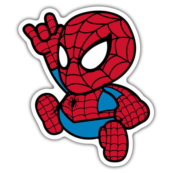 Pegatinas: Spiderman Cartoon