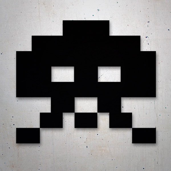 Pegatinas: Space Invaders Marciano II