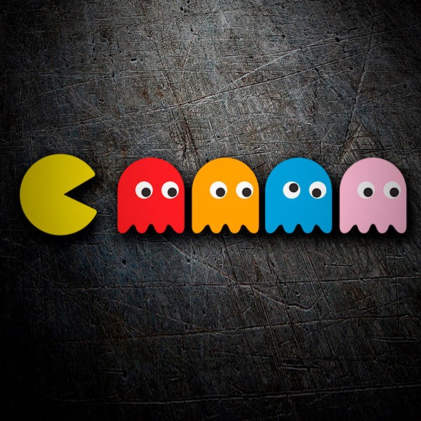 Pegatinas: Pac-Man y Fantasmas 1