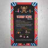 Pegatinas: Donkey Kong Nintendo 3