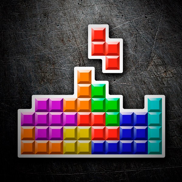 Pegatinas: Tetris Bloque de Piezas