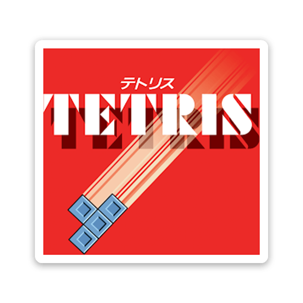 Pegatinas: Tetris, versión japonesa