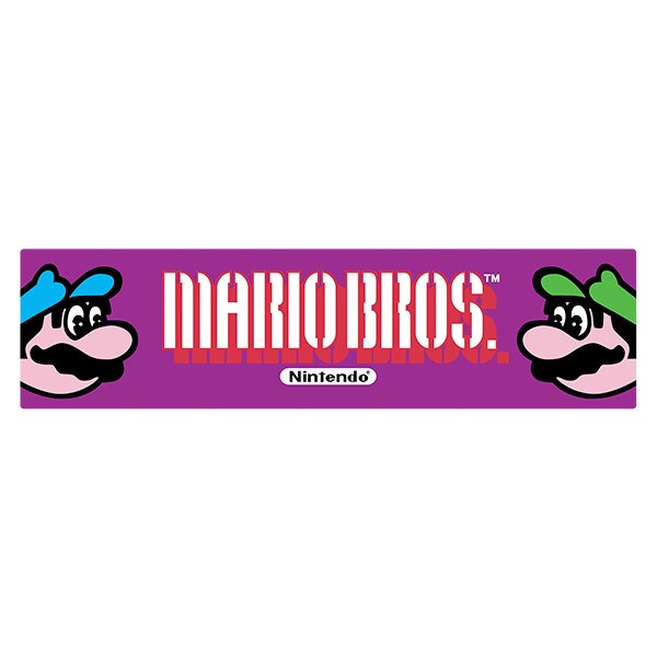 Pegatinas: Mario Bros Nintendo