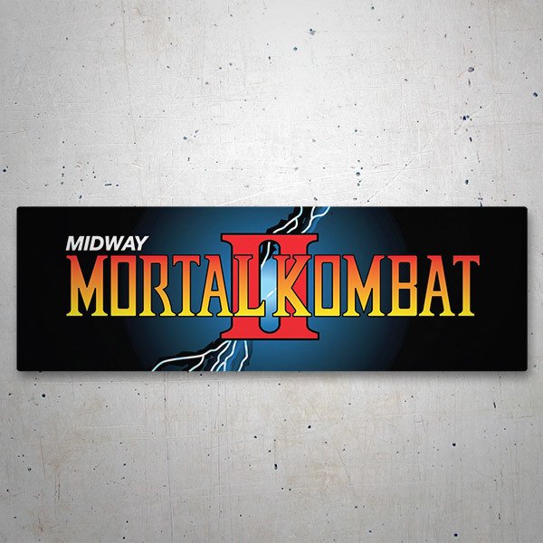 Pegatinas: Mortal Kombat II Midway