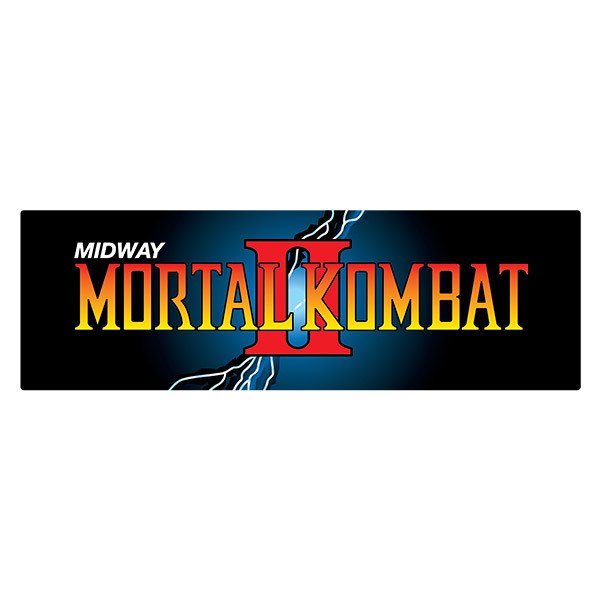 Pegatinas: Mortal Kombat II Midway