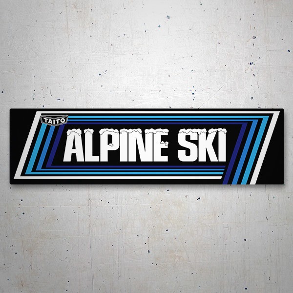 Pegatinas: Alpine Ski 1
