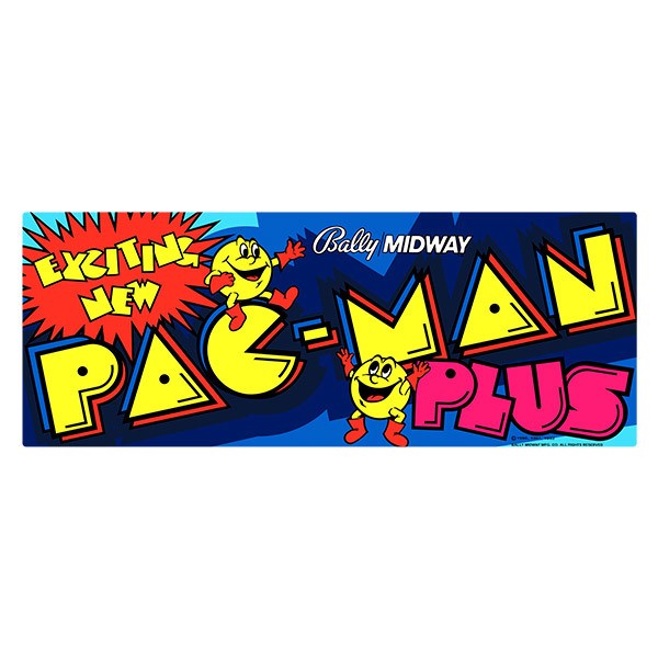 Pegatinas: Pac-Man Plus