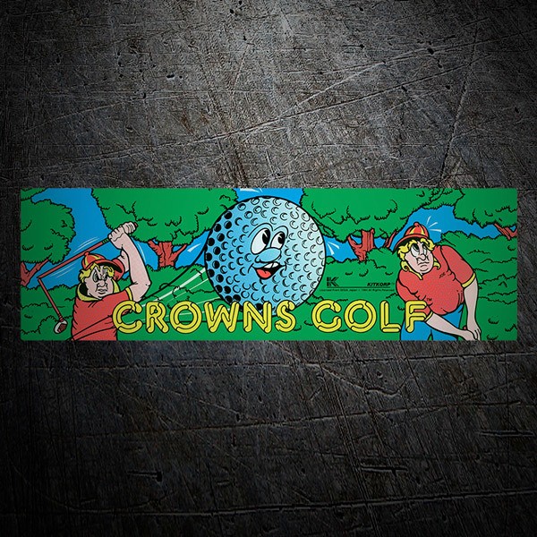 Pegatinas: Crowns Golf