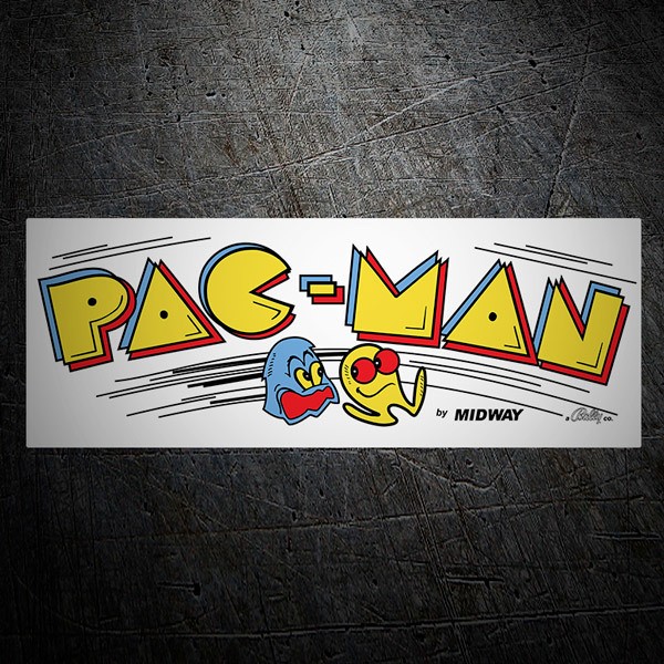 Pegatinas: Pac-Man by Midway
