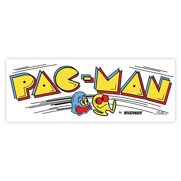 Pegatinas: Pac-Man by Midway