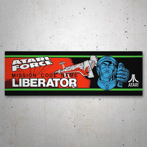 Pegatinas: Liberator Atari Force