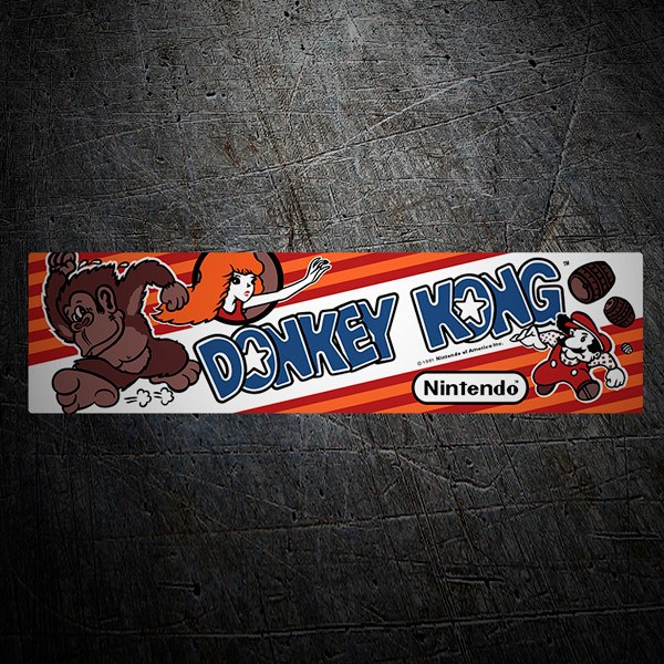 Pegatinas: Donkey Kong Pauline 1