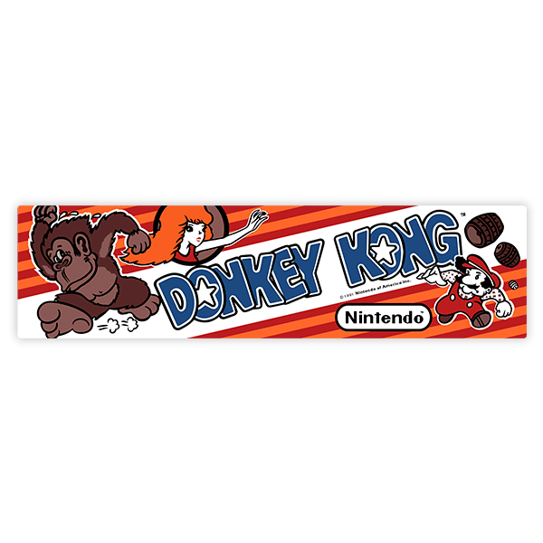 Pegatinas: Donkey Kong Pauline 0