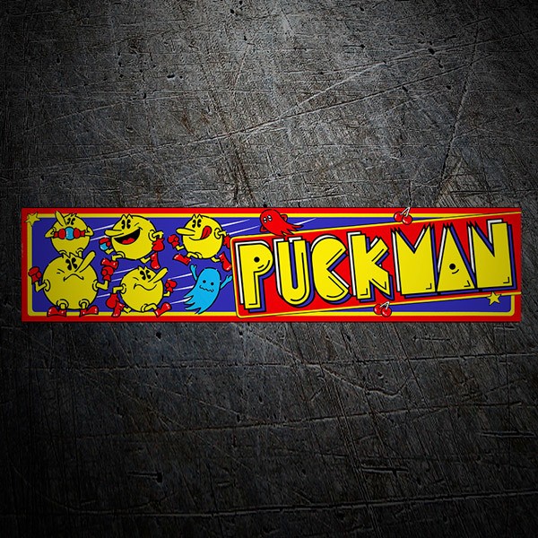 Pegatinas: Puck Man II