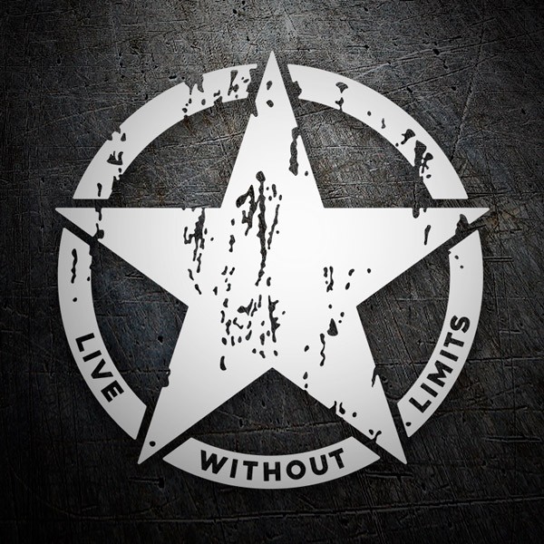 Pegatinas: Live whith out limits Army