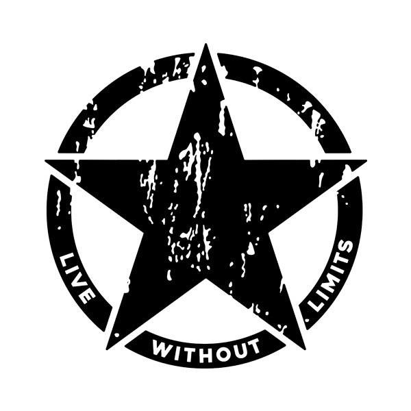Pegatinas: Live whith out limits Army