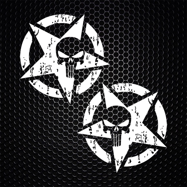 Pegatinas: Punisher US Army