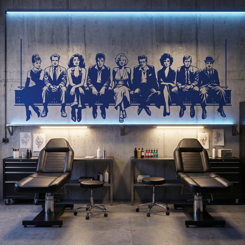 Vinilos Decorativos: Almuerzo en Hollywood 2024