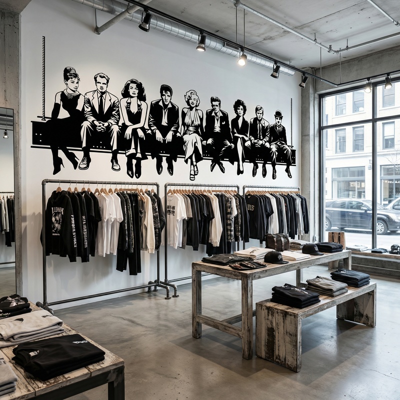 Vinilos Decorativos: Almuerzo en Hollywood 2024