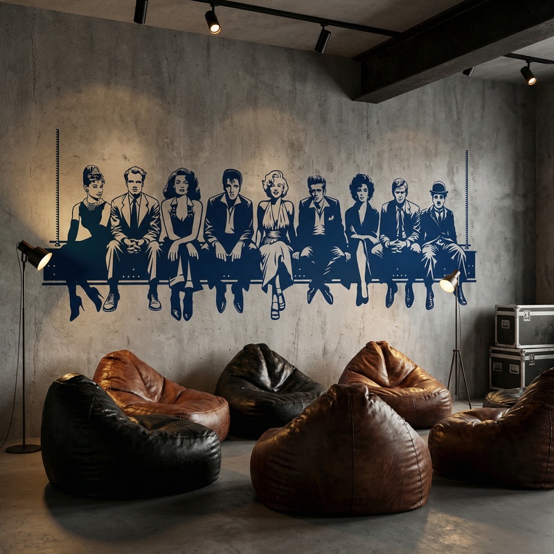 Vinilos Decorativos: Almuerzo en Hollywood 2024