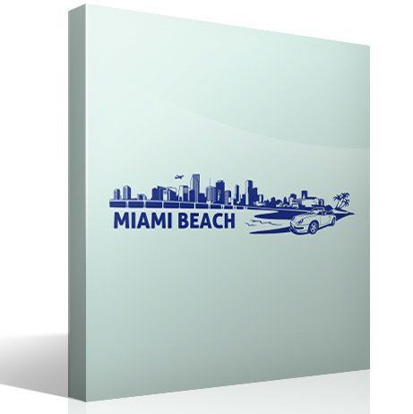 Vinilos Decorativos: Skyline de Miami