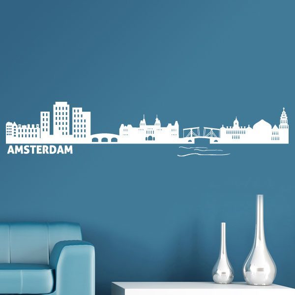 Vinilos Decorativos: Skyline Amsterdam