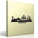 Vinilos Decorativos: Skyline de Bruselas 3