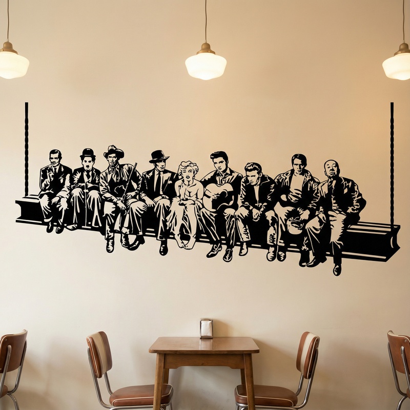 Vinilos Decorativos: Hollywood sobre la Viga