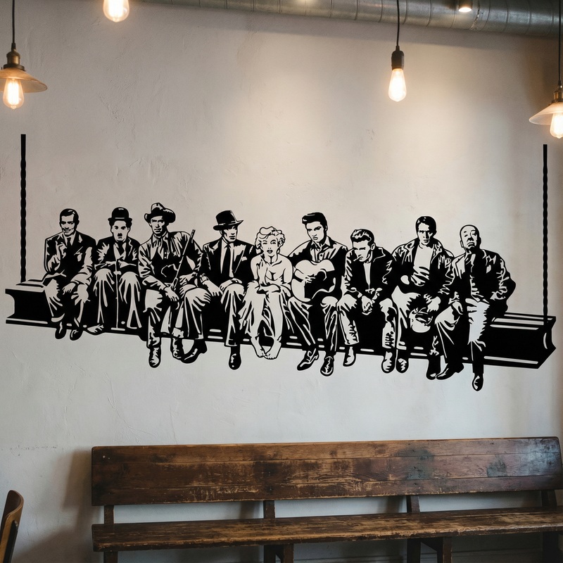 Vinilos Decorativos: Hollywood sobre la Viga
