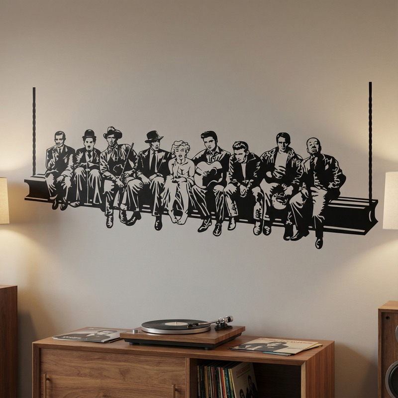 Vinilos Decorativos: Hollywood sobre la Viga