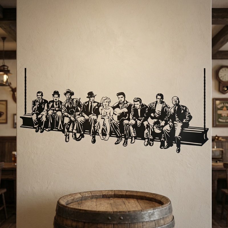 Vinilos Decorativos: Hollywood sobre la Viga