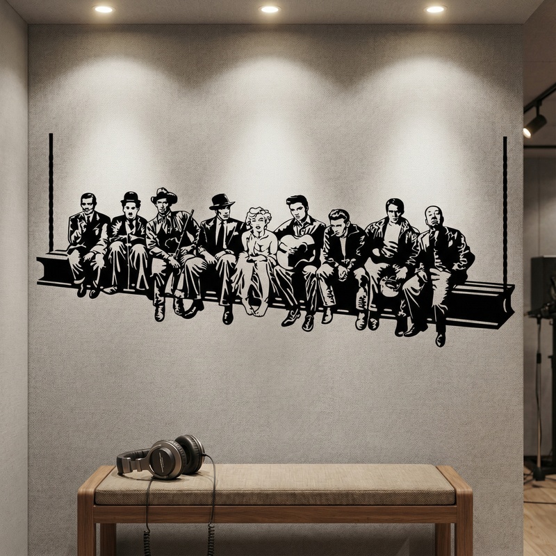 Vinilos Decorativos: Hollywood sobre la Viga