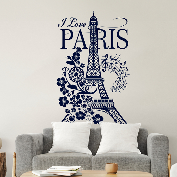 Vinilos Decorativos: I Love Paris