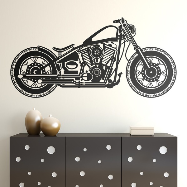Vinilos Decorativos: Motocicleta Harley