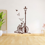 Vinilos Decorativos: Bicicleta y Farola 2